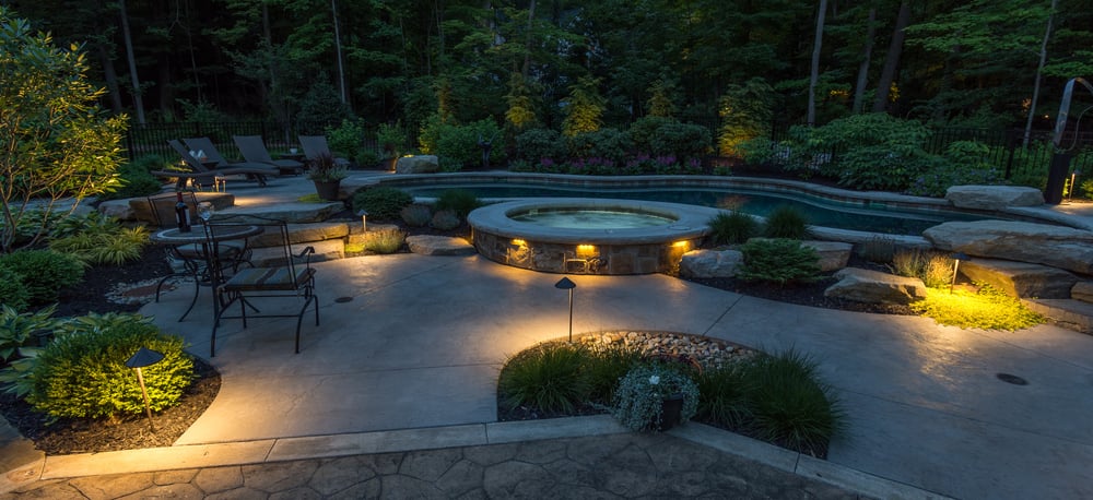 landscape design and outdoor lighting Chagrin Falls, OH & Moreland Hills, OH