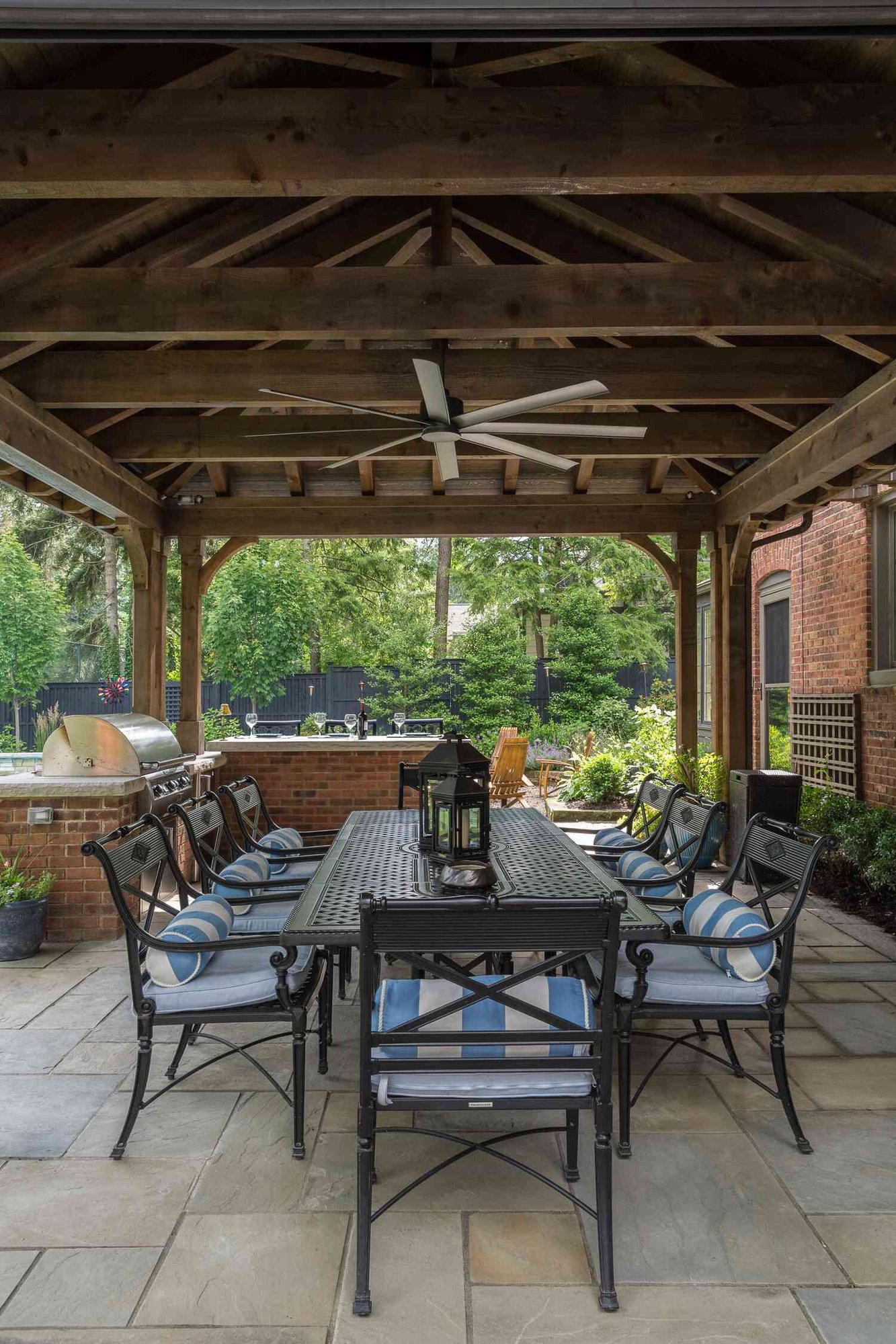 Custom outdoor kitchen in Novelty, OH