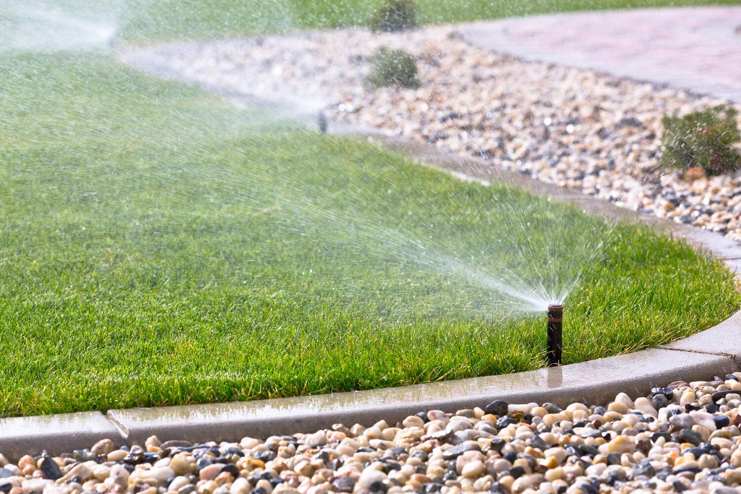 Professional irrigation maintenance in Aurora, OH ensuring efficient lawn watering