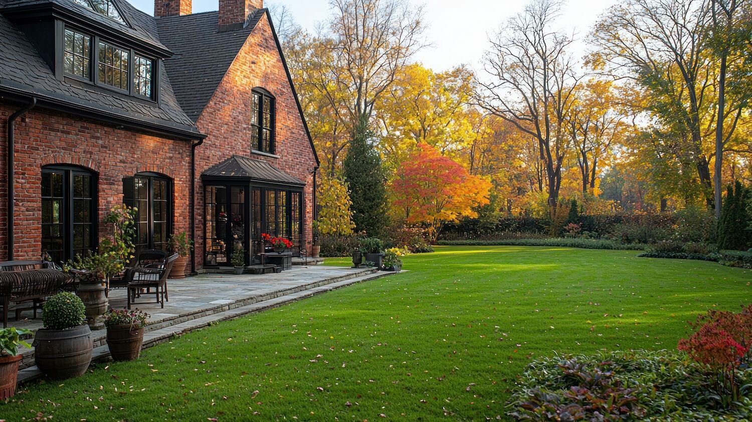 Custom-timed fertilization application promoting optimal grass health in Northeast Ohio.