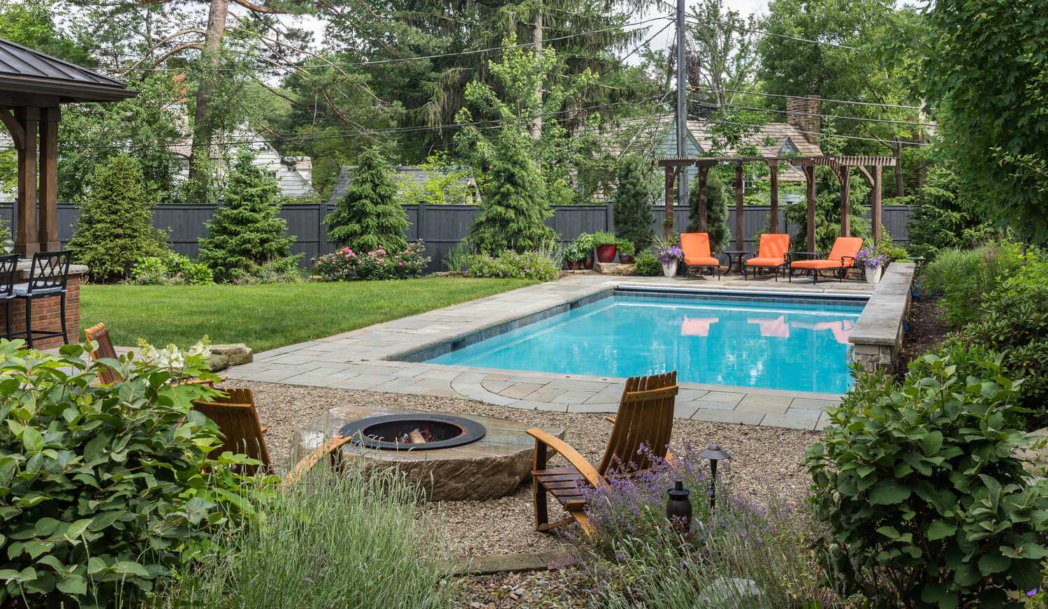 Fiberglass Pool & Pergola Pepper Pike, OH