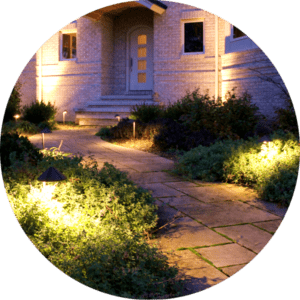 Sidewalk Landscape Lighting