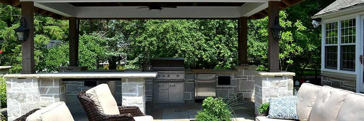 Backyard Patio Cooking Area