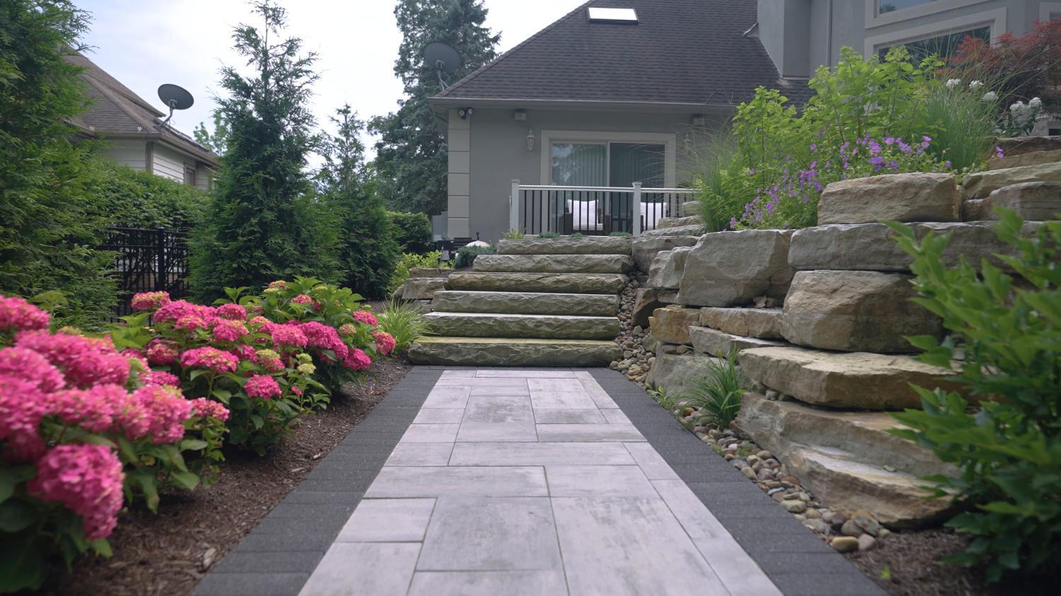 Outdoor living space designed for year-round enjoyment in Ohio